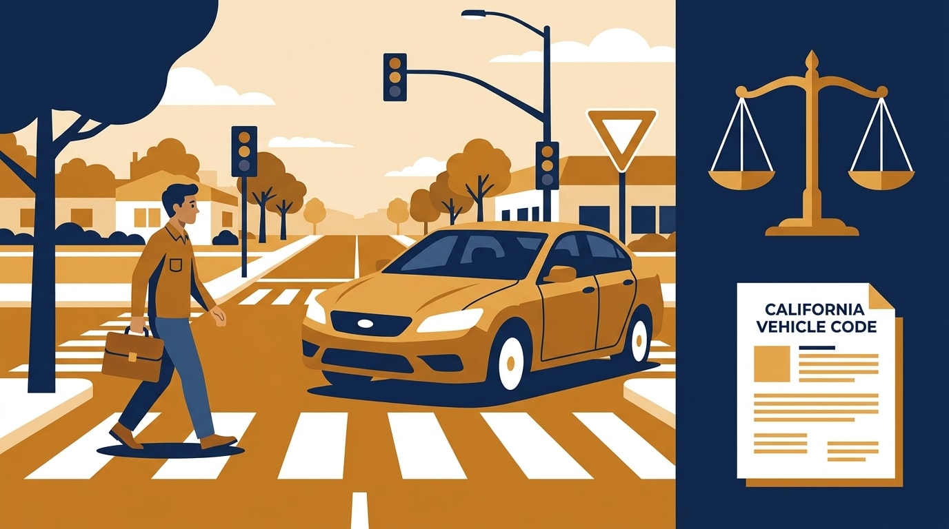 Hero illustration for California Pedestrian Accident Claims Guide