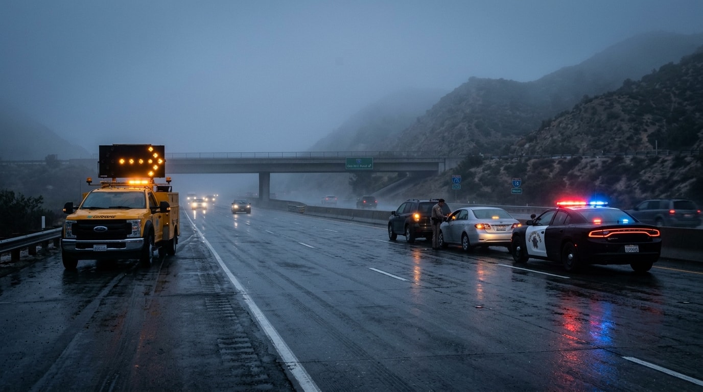 Hero illustration for What to Do After a Car Accident in Oak Hills, CA