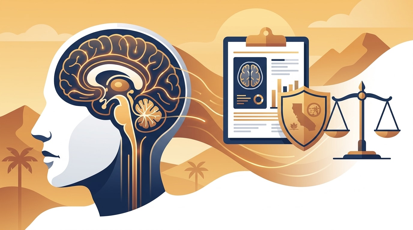 Hero illustration for California Traumatic Brain Injury Claims Guide