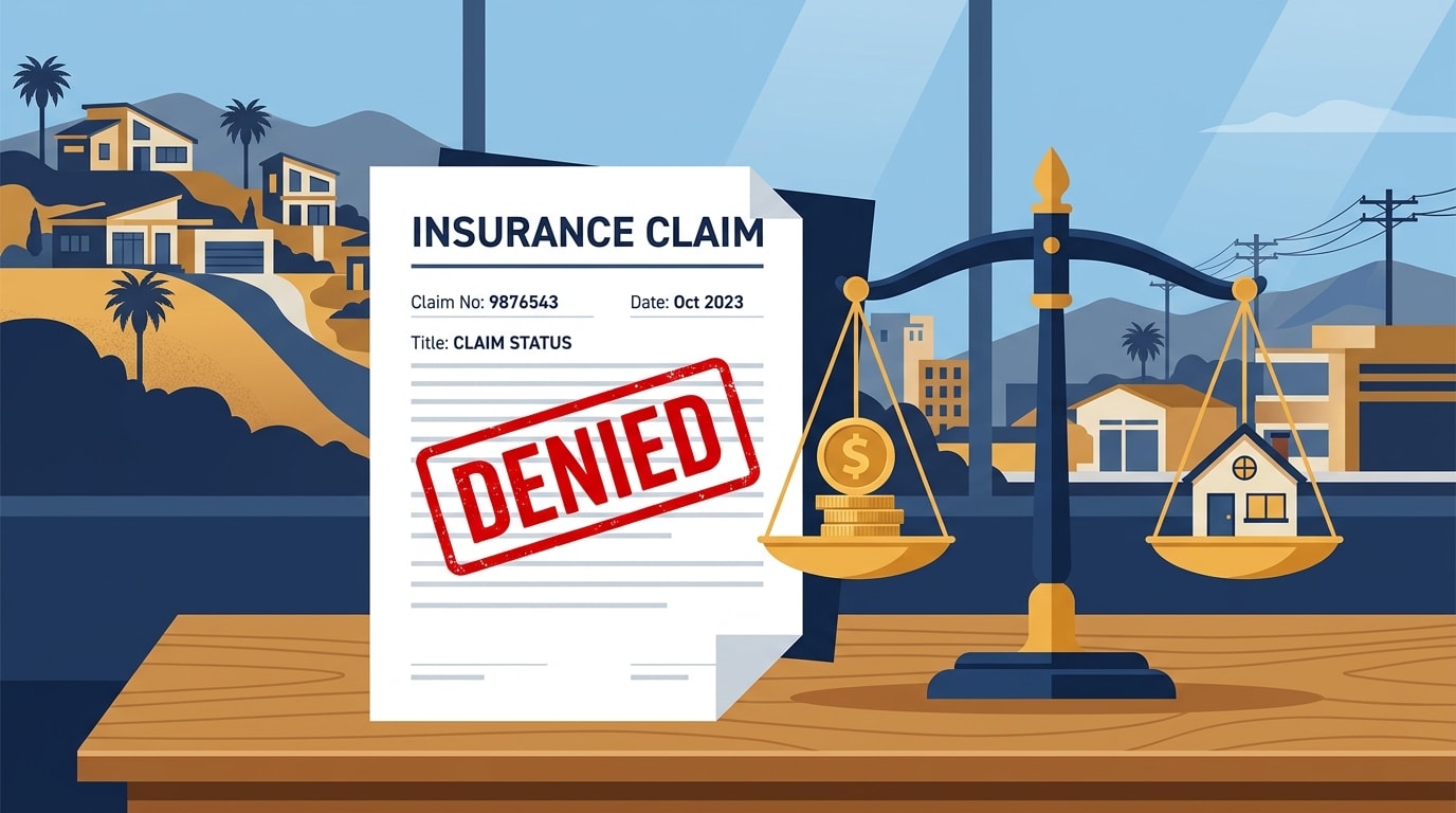 Hero illustration for What to Do When the Insurance Company Denies Your Claim in California