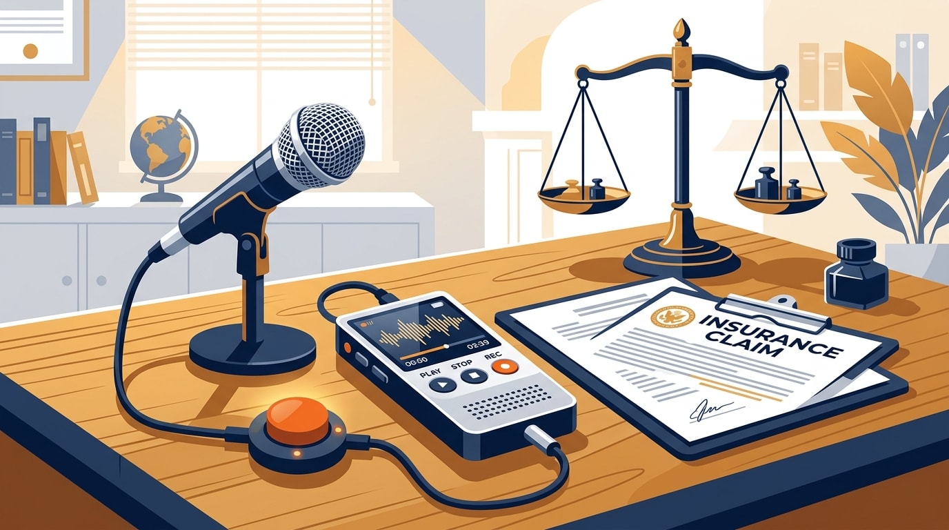 Hero illustration for Do I Have to Give a Recorded Statement to the Other Insurance Company?