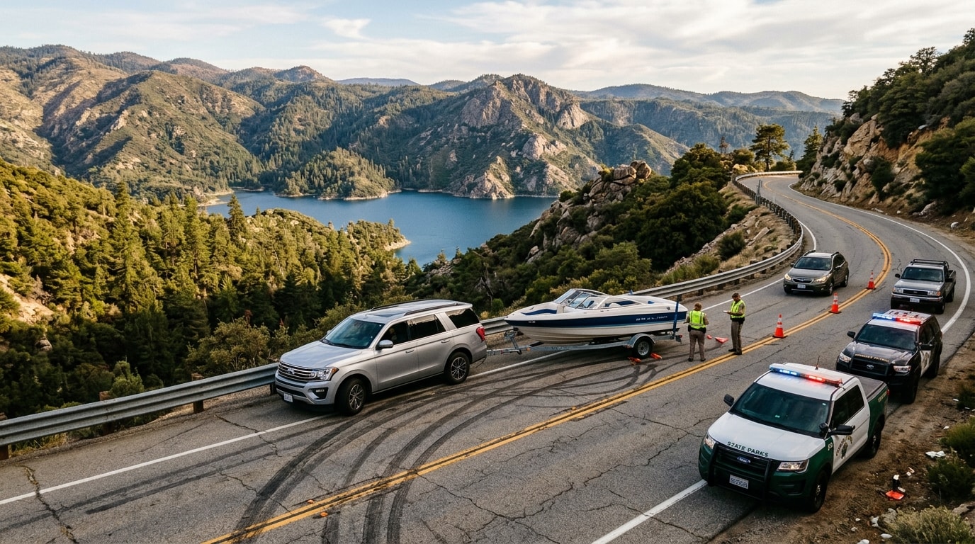 Hero illustration for Car and Boat Accidents at Silverwood Lake: Legal Guide